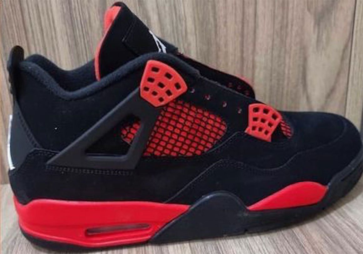 black and red jordans october 2021