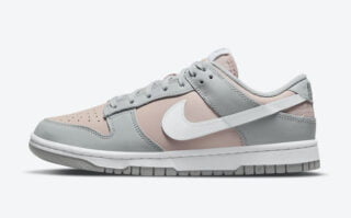 pink gray dunks