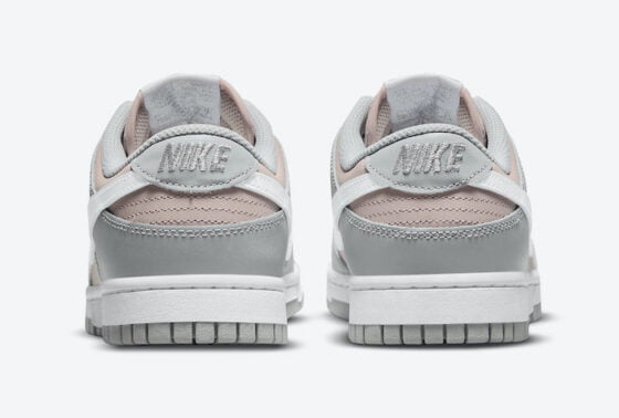 nike dunk low grey and pink