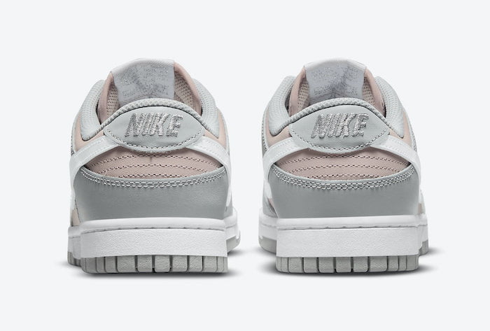 grey and pink dunks