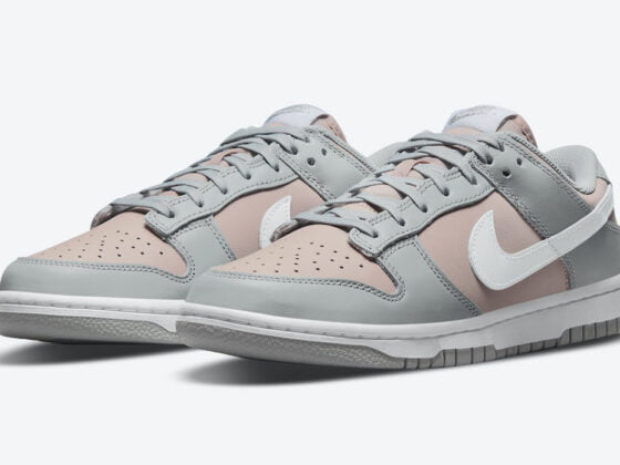 Nike Dunk Low Pink and Grey Feature