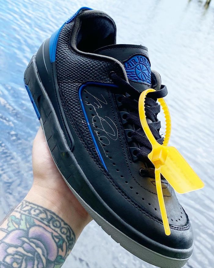 air jordan 2 blue and white