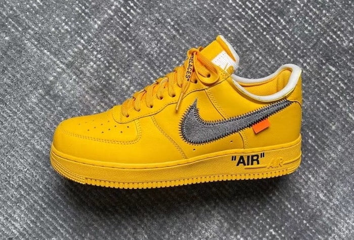 Off-White x Nike Air Force 1 Low University Gold 1-min