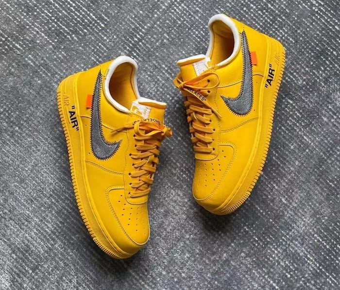 Off-White x Nike Air Force 1 Low University Gold 2-min