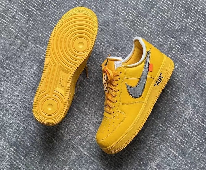 Off-White x Nike Air Force 1 Low University Gold 8-min
