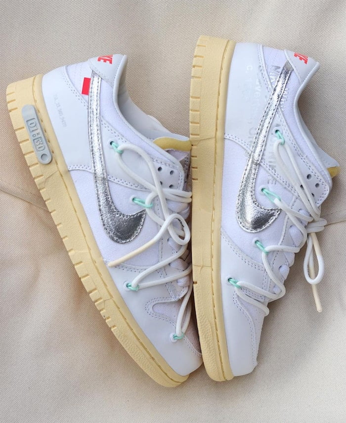 nike dunk low off white klekt