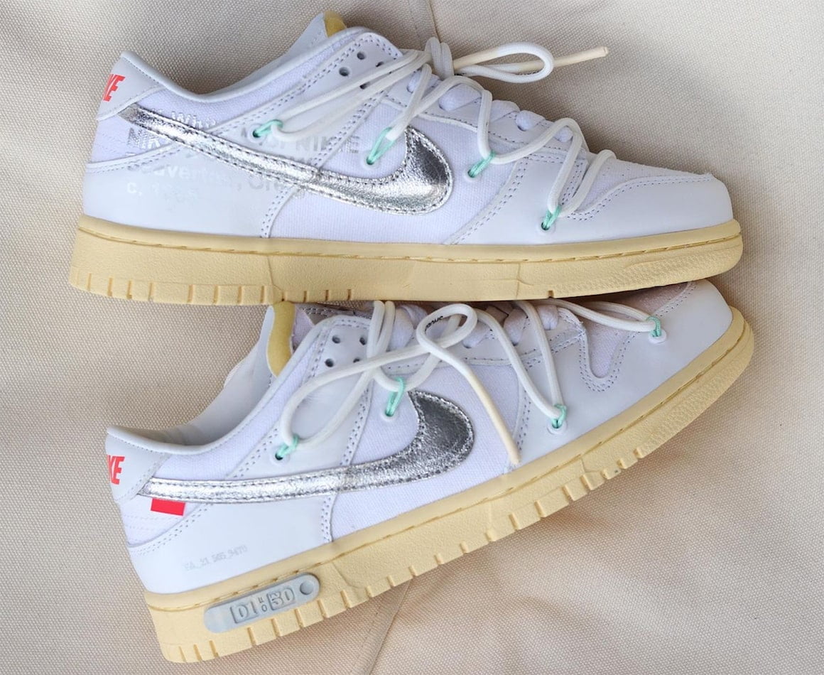 The Off-White x Nike Dunk Low 01 of 50 Surfaces Online - KLEKT Blog