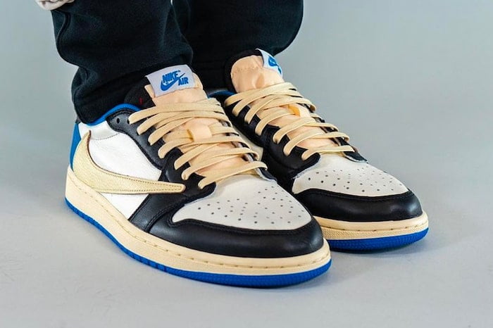 Here's an On-Foot Look at the Travis Scott x fragment x Air Jordan 1 ...