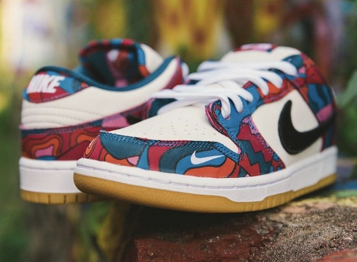 nike sb dunk parra abstract art