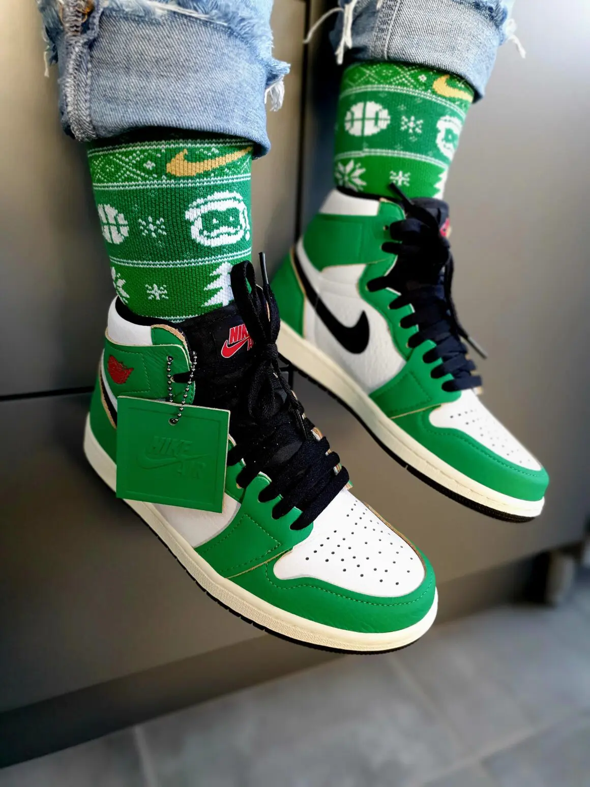 jordan 1 lucky green klekt